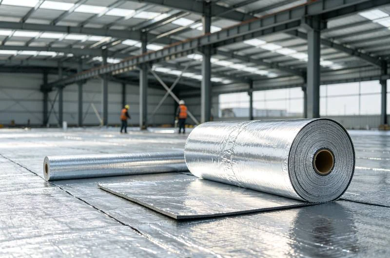 Reflective insulation rolls for steel-structure building thermal insulation